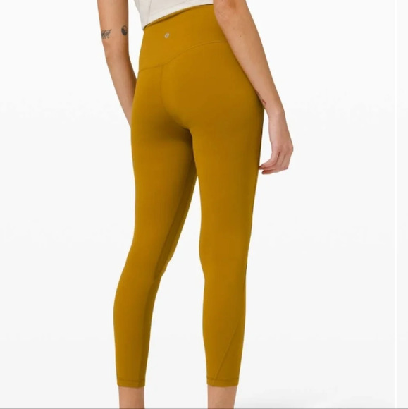 Lululemon Unlimit High-Rise Tight 25" in Gold Spice Size 4 - Picture 1 of 6